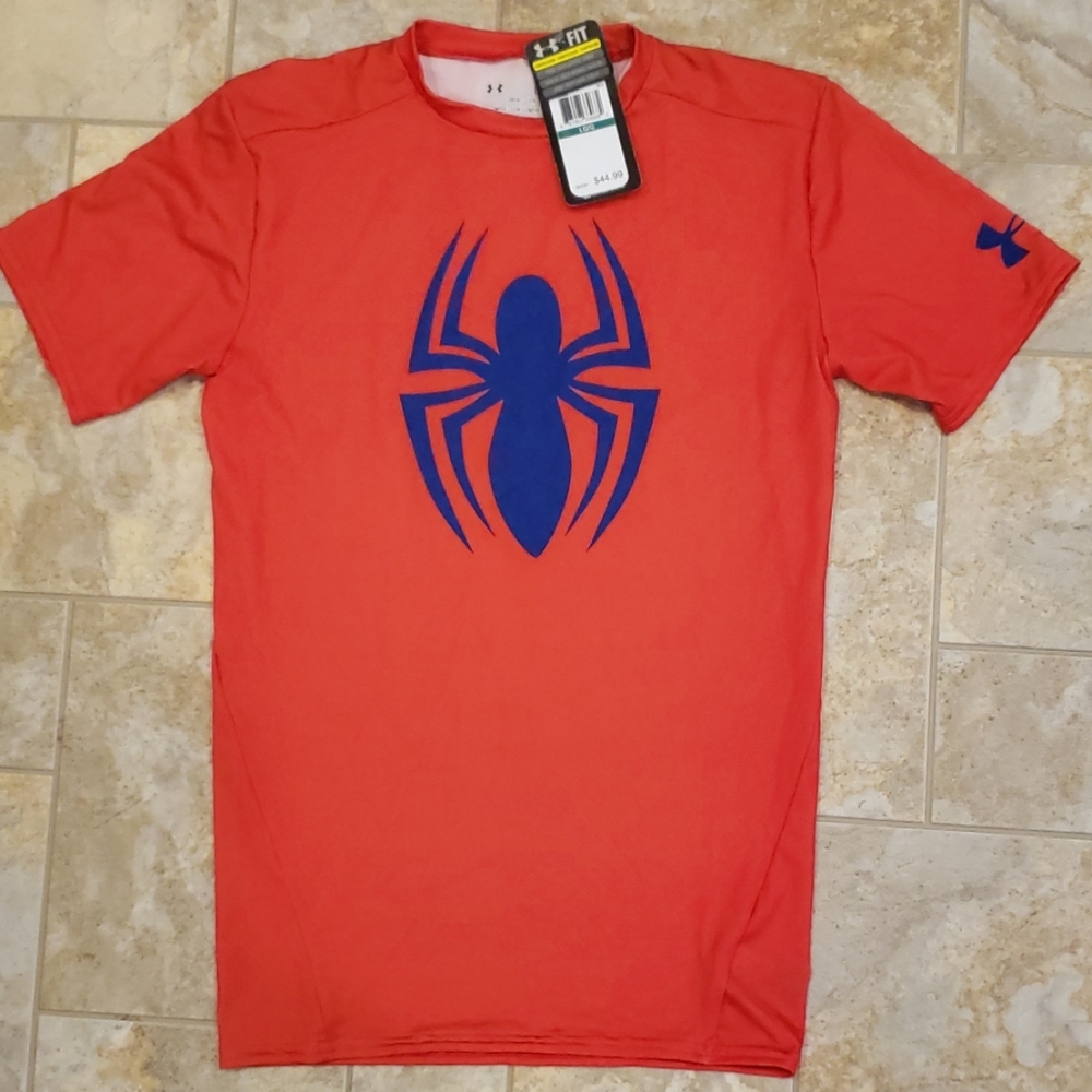 Under armour spider-man Compression tshirt